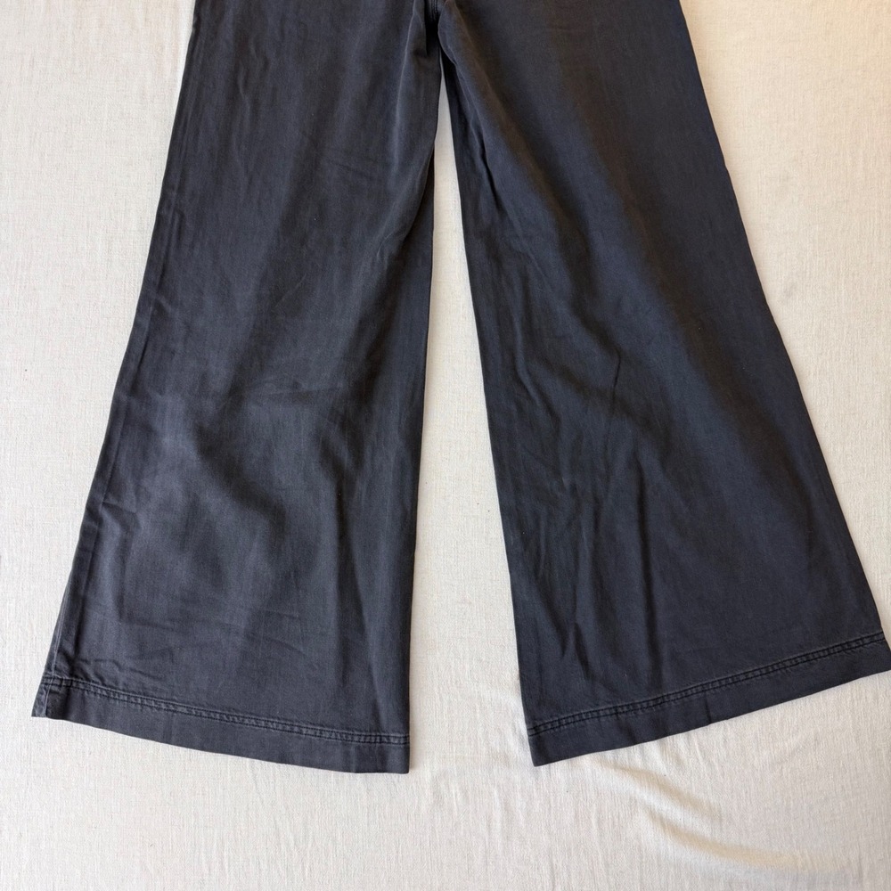 Pilcro Puddle Wide Leg Denim Jumpsuit Womens 27 Black NEW with tags - Picture 12 of 12